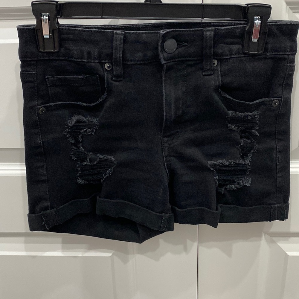 High-Rise Midi Shorts